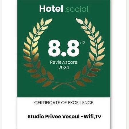 Studio Privee Vesoul -Wifi,Tv,Clim,Parking Gratuit Eksteriør bilde